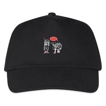 Objectif de l’appareil photo du photographe Dire - Casquette de baseball Enfant - noir - Devant