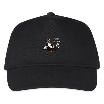 Terry, der schreckliche Welpe - Kinder Basecap - Schwarz - Vorne