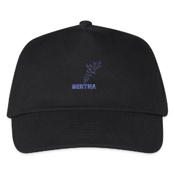 Segeln Bertha - Kinder Basecap - Schwarz - Vorne