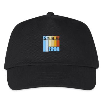 1998 - Kinder Basecap - Schwarz - Vorne