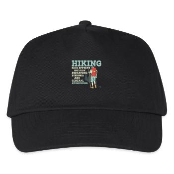 Les effets secondaires de la randonnée comprennent la transpiration de la randonnée en montagne - Casquette de baseball Enfant - noir - Devant