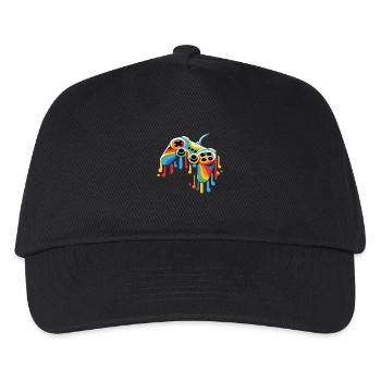Melting Game Controller - Kids’ Baseball Cap - black - Front