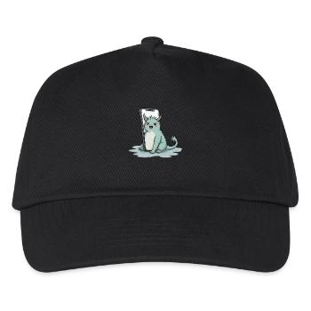 cute mythical creature fred on iPhone - Kinder Basecap - Schwarz - Vorne