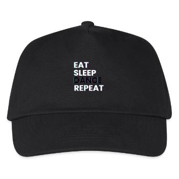 Eat Sleep Dance Repeat Dance Sayings Dancing Saying - Kids’ Baseball Cap - black - Front