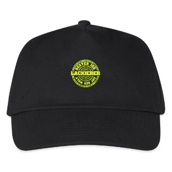 Job Lackierer - Kinder Basecap - Schwarz - Vorne