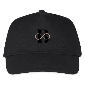 Infinite letter b - Kids’ Baseball Cap - black - Front