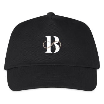 Unendlicher Buchstabe b - Kinder Basecap - Schwarz - Vorne