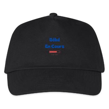 Baby in progress - Kids’ Baseball Cap - black - Front