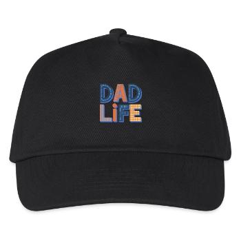 Dad Life - Kinder Basecap - Schwarz - Vorne