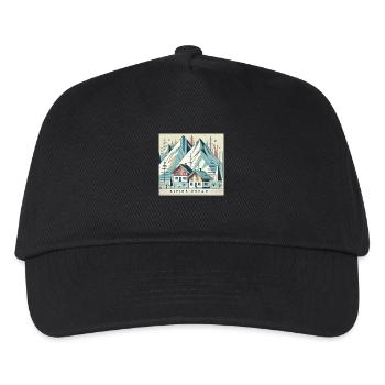 Alpiner Traum - Kinder Basecap - Schwarz - Vorne