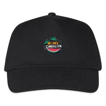 Melonen Schmugglerin Schwangerschaft Geschenkidee - Kinder Basecap - Schwarz - Vorne