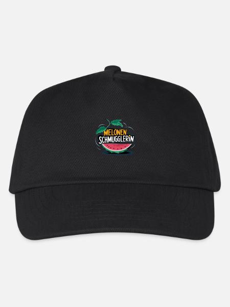 Melonen Schmugglerin Schwangerschaft Geschenkidee - Kinder Basecap - Schwarz