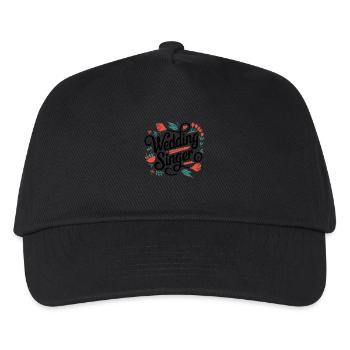 Hochzeit Sänger - Kinder Basecap - Schwarz - Vorne