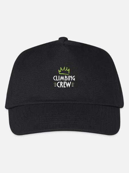 Climbing Crew - Kinder Basecap - Schwarz