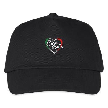 ITALIENISCH - Kinder Basecap - Schwarz - Vorne