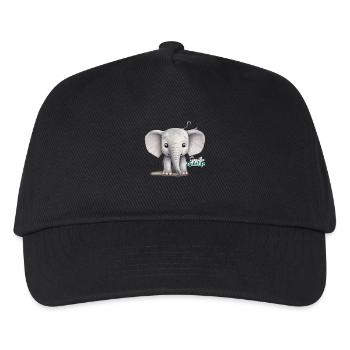 Save the wildlife !! - Kinder Basecap - Schwarz - Vorne