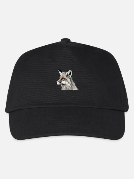 Fuchs - Kinder Basecap - Schwarz