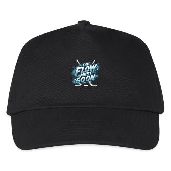 Hockey Love – The Flow Continues - Kids’ Baseball Cap - black - Front