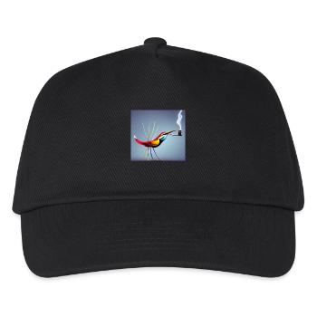 Autiactis Art - Coffee Bird - Kids’ Baseball Cap - black - Front