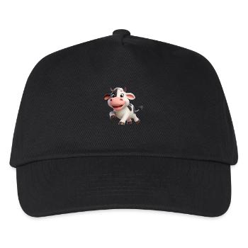 Cow 2 - Kids’ Baseball Cap - black - Front