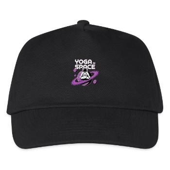 yoga dans l'espace - Casquette de baseball Enfant - noir - Devant