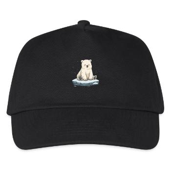 POLE BEAR - Kids’ Baseball Cap - black - Front