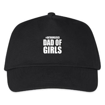 Dad of girls - Kinder Basecap - Schwarz - Vorne