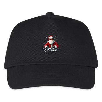 DJ Santa Claus Santa Claus - German flag - Kids’ Baseball Cap - black - Front