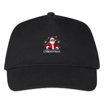 DJ Santa Claus Santa Claus German flag - Kids’ Baseball Cap - black - Front