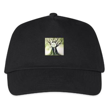 sketch to image 20241129 193209 - Kids’ Baseball Cap - black - Front