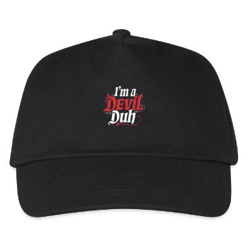 I'm A Devil Duh 4 - Kinder Basecap - Schwarz - Vorne