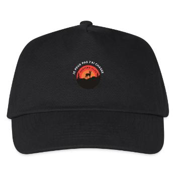 Ich kann nicht, ich habe gejagt - Kinder Basecap - Schwarz - Vorne