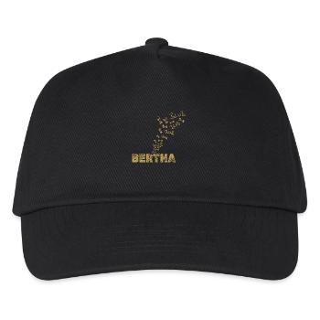 Bertha als Boot - Kinder Basecap - Schwarz - Vorne