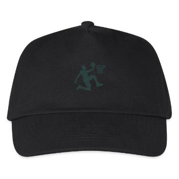 Basketteur - Casquette de baseball Enfant - noir - Devant