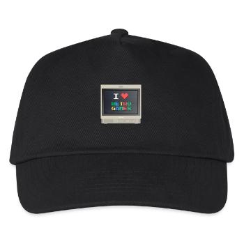 PVM Lover - Retrogames (Beige) - Casquette de baseball Enfant - noir - Devant
