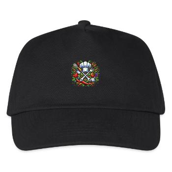 Koch Logo - Kinder Basecap - Schwarz - Vorne
