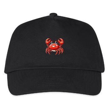 Rotes Meer Krabbe - Kinder Basecap - Schwarz - Vorne