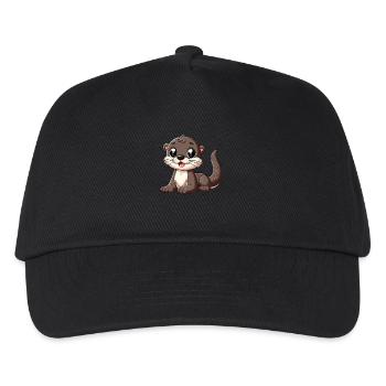 Otter Kind - Kinder Basecap - Schwarz - Vorne