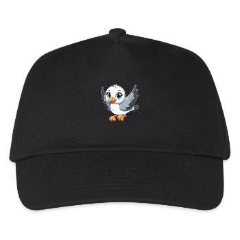 Baby Seagull - Kids’ Baseball Cap - black - Front