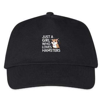 Hamster - Kids’ Baseball Cap - black - Front
