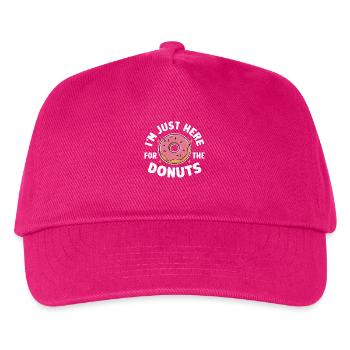 Donut Donuts Süßigkeiten Bagel - Kinder Basecap - Fuchsia - Vorne