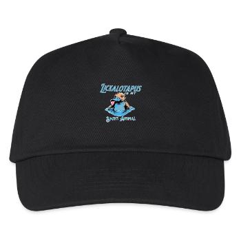 Lustiger Lickalotopus ist mein Krafttier Lustig - Kinder Basecap - Schwarz - Vorne