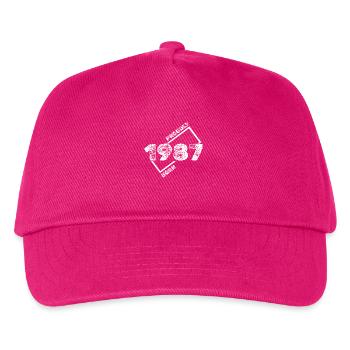 Born in 1987 - Kids’ Baseball Cap - fuchsia - Front