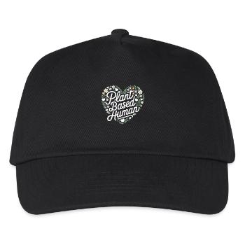 Vegetarian Vegan Veggie Vegetarian - Kids’ Baseball Cap - black - Front