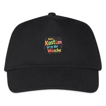 Mein Kostüm ist in der Wäsche - Kinder Basecap - Schwarz - Vorne