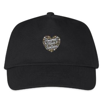 Vegetarian Vegan Veggie Vegetarian - Kids’ Baseball Cap - black - Front