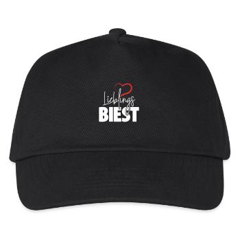 Lieblingsbiest - Kinder Basecap - Schwarz - Vorne
