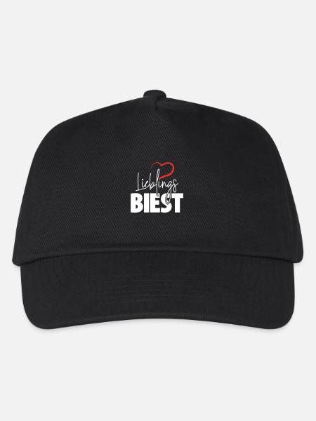 Lieblingsbiest - Kinder Basecap - Schwarz