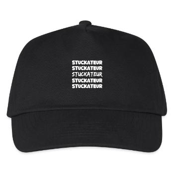 Gift for plasterer - Kids’ Baseball Cap - black - Front