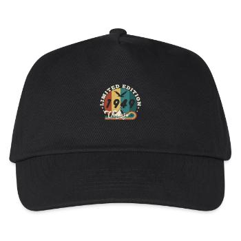 Jahrgang 1950er Retro - Bestseller - Kinder Basecap - Schwarz - Vorne